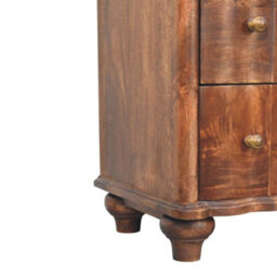 Artisan Furniture Solid Wood Camille Chest, 3 Drawers, Brown - thumbnail 8