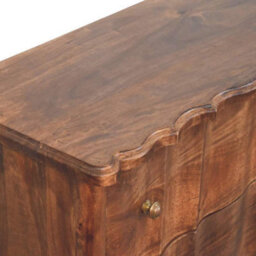 Artisan Furniture Solid Wood Camille Chest, 3 Drawers, Brown - thumbnail 6