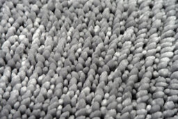 Allure Bath Fashions Velvet Chenille Bobble Bath Mat Non-Slip - Dove Grey - thumbnail 3