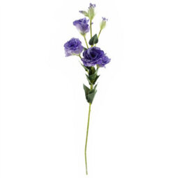 Leaf Pack Of 6 X 80Cm Artificial Purple Wild Rose Stem - 36 Flowers - thumbnail 5