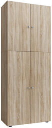 Vcm Wardrobe Lona Sonoma Oak (Sägerau) W. 70 X H. 184 X D. 40 Cm - thumbnail 3