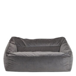 icon Cecilia Bean Bag Sofa Charcoal Grey Giant Velvet Bean Bag Chair - thumbnail 1
