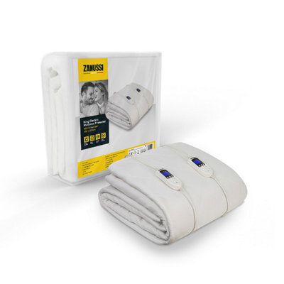 Zanussi Zekb7003 Electric Mattress Protector With Fitted Skirt - King Size 150 X 200Cm - image 1