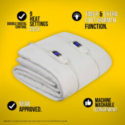 Zanussi Zekb7003 Electric Mattress Protector With Fitted Skirt - King Size 150 X 200Cm - thumbnail 2