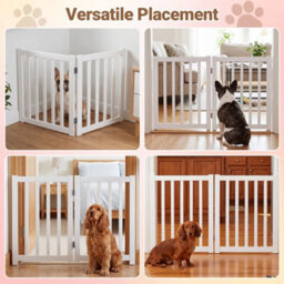 "Foldable Wooden Dog Gate 24"" 2 Panels" - thumbnail 5