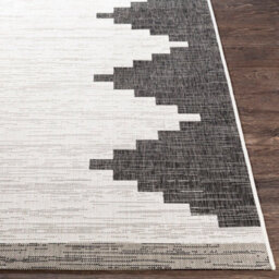 Livabliss Eagean-Modern Black Grey White Charcoal In- & Outdoor Rug 160 X 230 Cm Easy Care, Non Shedding - thumbnail 5