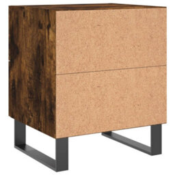 Vidaxl Bedside Cabinets 2 Pcs Smoked Oak 40X35X47.5 Cm Engineered Wood - thumbnail 9