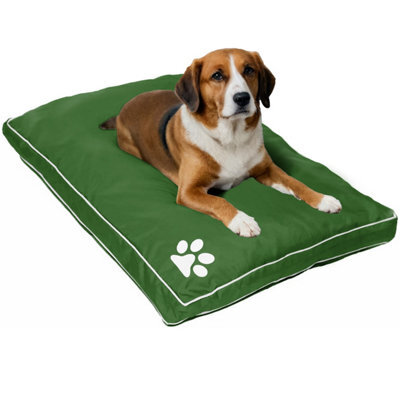 istyle mode Super Soft Cosy Green Large Dog Beds Cushion Water Resistant Mattresses Washable Zipped Cover With Cushion - image 1