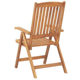 Beliani Set Of 6 Garden Chairs With Cushions Java Acacia Wood Graphite Grey - thumbnail 7