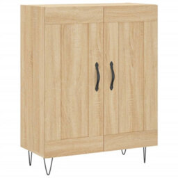 Berkfield Highboard Sonoma Oak 69.5X34X180 Cm Engineered Wood - thumbnail 7