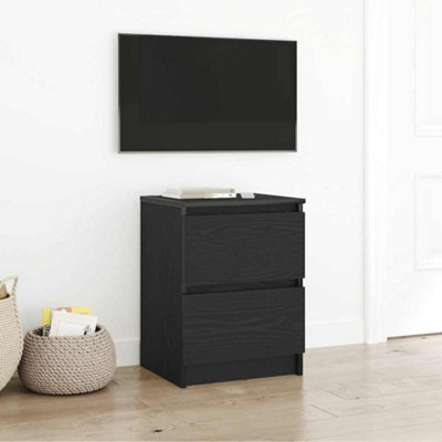 Berkfield Tv Cabinet Black 40X35X54 Cm Engineered Wood - image 1