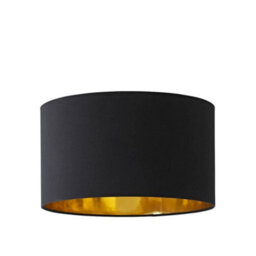 Valuelights Reni Black & Gold Inner Drum Ceiling Lamp Shade (D)35Cm - thumbnail 7
