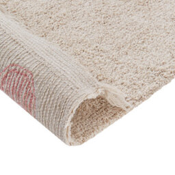 Beliani Kids Rug Dardere Pink 140 X 200 Cm Cotton - thumbnail 5