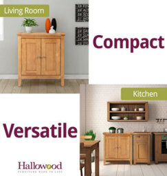 Hallowood Furniture Hereford Oak Small Cupboard - thumbnail 6