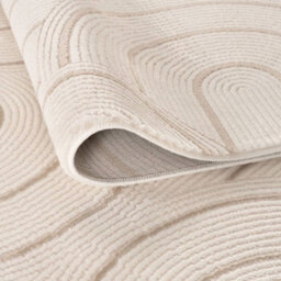 The Rugs Carmel Cream/beige Geometric Area Rug And Runner Non Shedding, Stain Resistant, Soft - thumbnail 3
