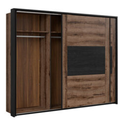 Heze Furniture Kassel 2 Door 270Cm Sliding Wardrobe With 4 Extra Shelves - thumbnail 4