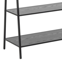 Furniture To Go Seaford Clothes Rack With 2 Shelves In Black - thumbnail 7