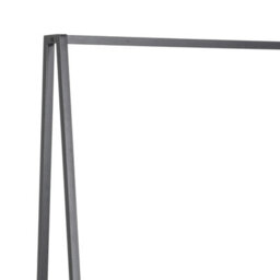Furniture To Go Seaford Clothes Rack With 2 Shelves In Black - thumbnail 6