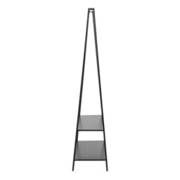 Furniture To Go Seaford Clothes Rack With 2 Shelves In Black - thumbnail 3