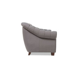 Furniture 48 Eva Chesterfield Grey Linen Fabric 3 Seater Sofa - thumbnail 5