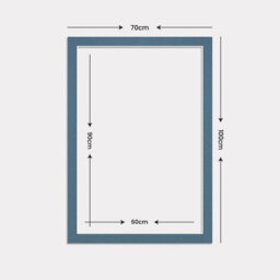 Ak Frames 100X70Cm Pompadour Picture Mounts To Fit 90X60Cm Aperture Size - Mount Board Only (No Frame Included) - thumbnail 3