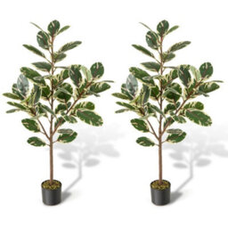 2 Pack 130Cm Fake Banana Leaf Potted Tree - thumbnail 1