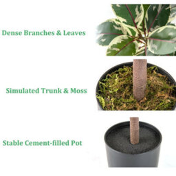 2 Pack 130Cm Fake Banana Leaf Potted Tree - thumbnail 3
