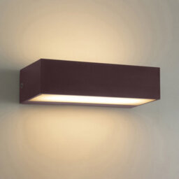 Luminosa Lighting Luminosa Ara Outdoor Wall Down Lamp Brown Led 9.3W 3000K Ip65 On-Off - thumbnail 4
