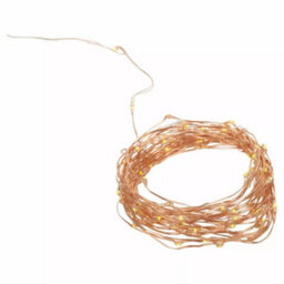 Urbn-Living Copper - 100 Leds Wire Christmas Fairy Lights - 495Cm
