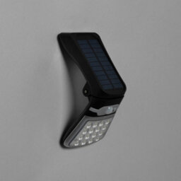Litecraft Filip Black 2W Led Solar Outdoor Flood Light With Sensor - thumbnail 4