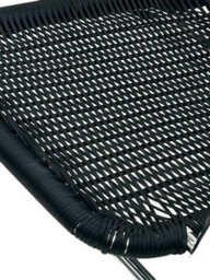 Black Rattan Aluminium Stacking Chair, Black Rattan Chairs, Black Rattan Garden Chair Be Furniture - thumbnail 8