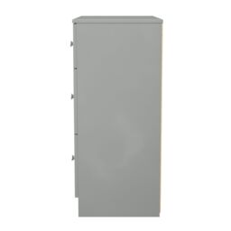Yarmouth Ready Assembled Matt Grey No Effect 3 Drawer Deep Chest (H)875mm (W)740mm (D)390mm - thumbnail 5