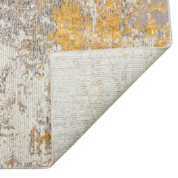 Silver Gold Abstract Modern Easy To Clean Abstract Rug For Dining Room Bedroom And Living Room-80Cm X 240Cm - thumbnail 8