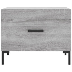 Berkfield Durable Coffee Tables 2 Pcs Grey Sonoma 50X50X40 Cm Engineered Wood - thumbnail 6
