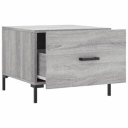 Berkfield Durable Coffee Tables 2 Pcs Grey Sonoma 50X50X40 Cm Engineered Wood - thumbnail 7