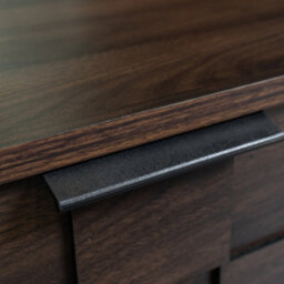 Abrihome Modern Tv Cabinet With 2 Doors And 2 Open Shelves, Pvc Legs And Handles - 160.5 X 35 X 45 Cm - thumbnail 6