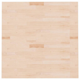 Berkfield Square Table Top 90X90X2.5 Cm Untreated Solid Wood Oak - thumbnail 2