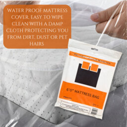 Premium King Size Mattress Cover For Moving Homes. Durable, Reusable, And Water Resistant Protection - thumbnail 2
