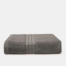 Ohs Luxury 100% Cotton Bathroom Hand Towel, 50 X 80Cm - Grey - thumbnail 3