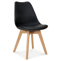 Bravich Rocco Tulip Dining Chair - Black - Set Of 2 - thumbnail 9