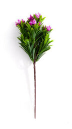 Best Artificial 34Cm Light Purple Dahlia Flower Spray Plant For Display Planter - thumbnail 1