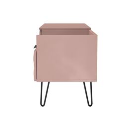 Anzio Matt Kobe Pink Media Unit With 2 Drawers, (H)51.6Cm X (W)127.9Cm X (D)39.3Cm - thumbnail 6