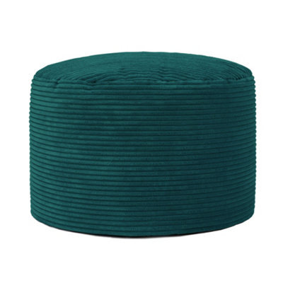 icon Milano Beanbag Footstool Corduroy Teal - image 1