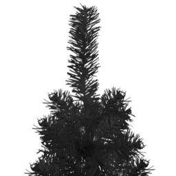 Berkfield Slim Artificial Half Christmas Tree With Stand Black 150 Cm - thumbnail 6