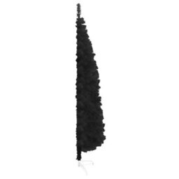 Berkfield Slim Artificial Half Christmas Tree With Stand Black 150 Cm - thumbnail 5