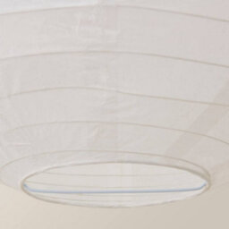 Valuelights Isla White Paper Globe Ball Dome Easy Fit Ceiling 60Cm Lamp Shade - thumbnail 5