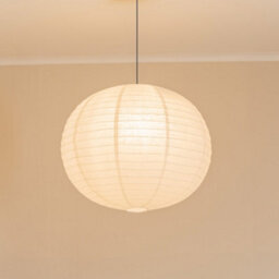 Valuelights Isla White Paper Globe Ball Dome Easy Fit Ceiling 60Cm Lamp Shade - thumbnail 1