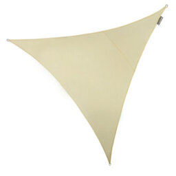 Kookaburra 3.6M Triangle Waterproof Ivory Garden Patio Sun Shade Sail Canopy 98% Uv Block With Free Fixing Kit - thumbnail 2