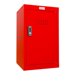 Phoenix Safe Company Phoenix Cl0644Rre Size 3 Red Cube Locker With Electronic Lock
