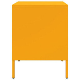 Berkfield Bedside Cabinet Mustard Yellow 36X39X50.5 Cm Steel - thumbnail 7